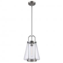 Trans Globe PND-2232 BN - 1LT PENDANT-CONE GLASS-M-BN